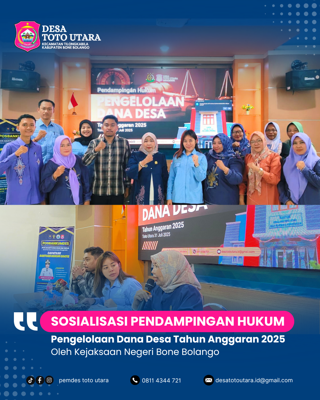 SOSIALISASI PENDAMPINGAN HUKUM