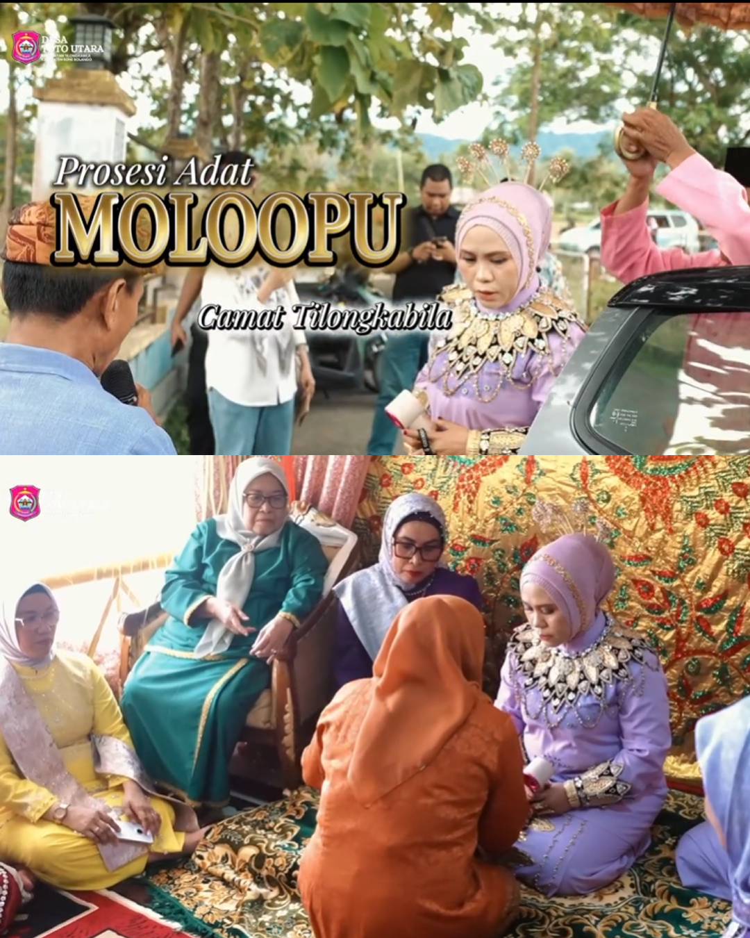 Prosesi Adat Molopu Camat Tilongkabila